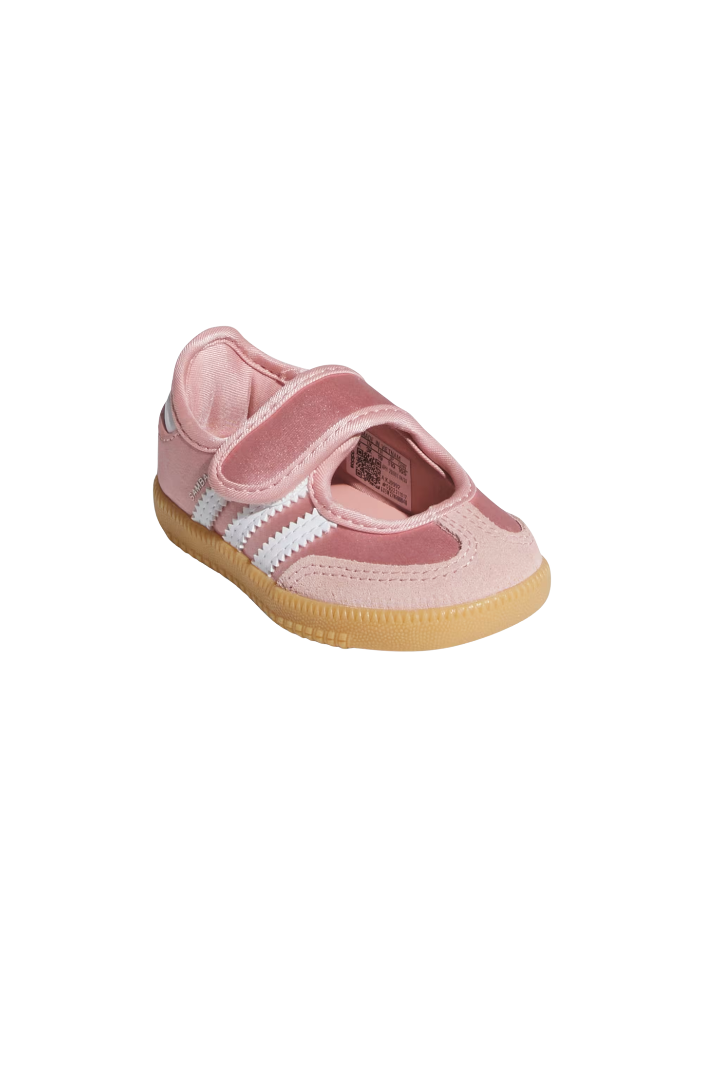 Tênis Adidas Samba Jane Infantil Rosa/Branco KJ9992