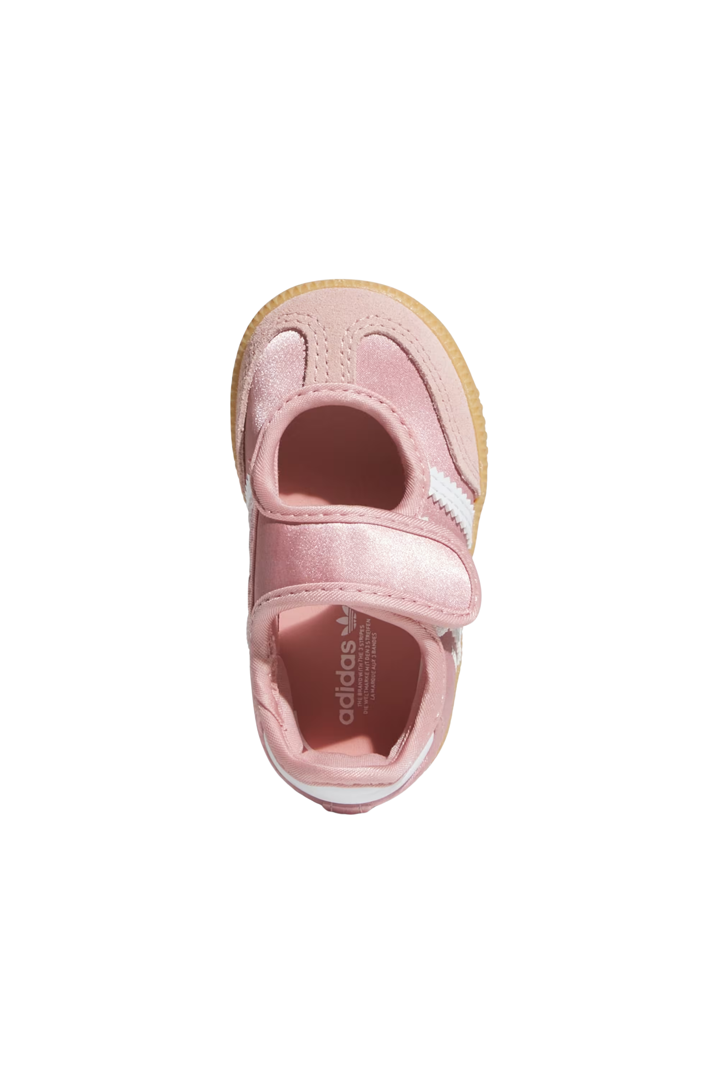 Tênis Adidas Samba Jane Infantil Rosa/Branco KJ9992