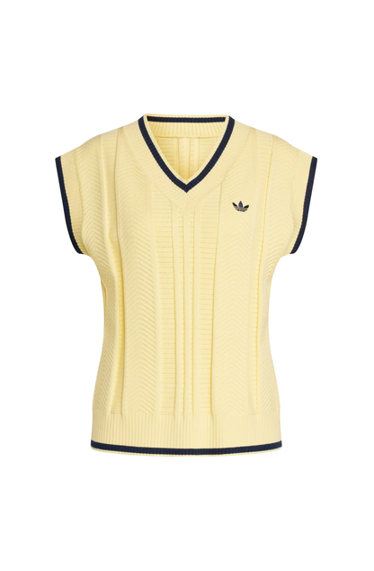 Colete Adidas Cable Knit Bege