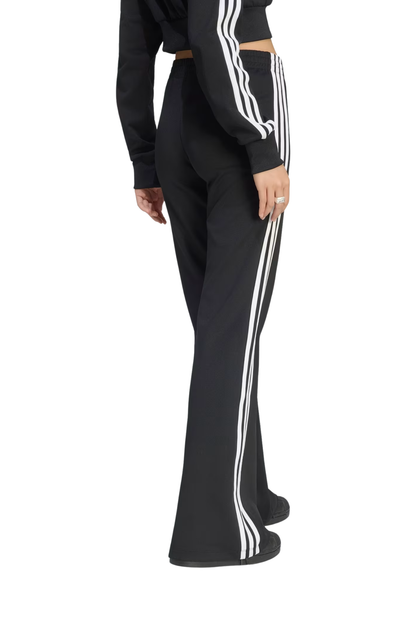 Calça Adidas Flared Adicolor 3-stripes Preto/Branco