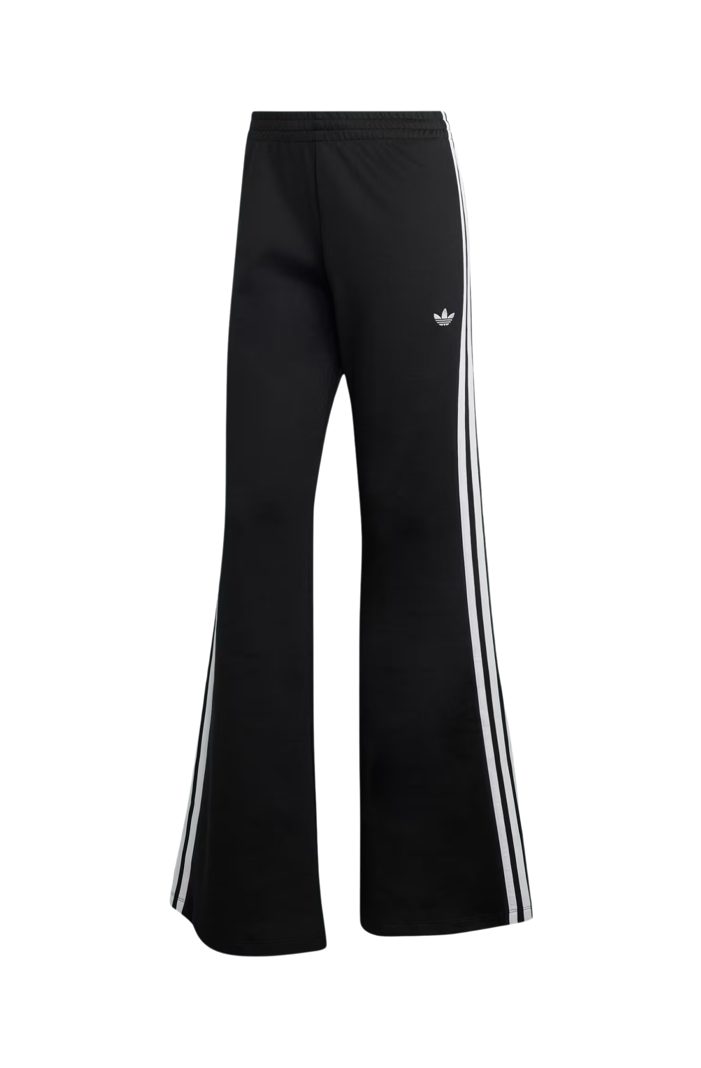 Calça Adidas Flared Adicolor 3-stripes Preto/Branco