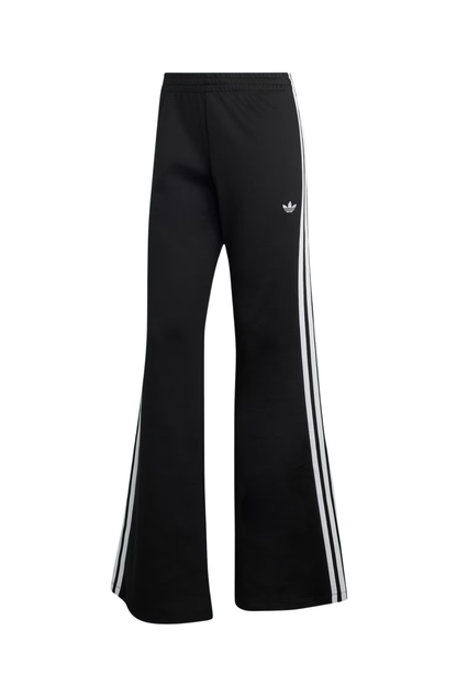 Calça Adidas Flared Adicolor 3-stripes Preto/Branco