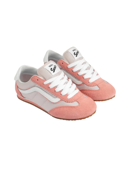 Tênis Vans Super Lowpro Infantil Rosa/Branco VN000Z34GSF