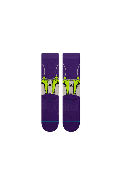 Meias Stance Buzz Crew Roxo