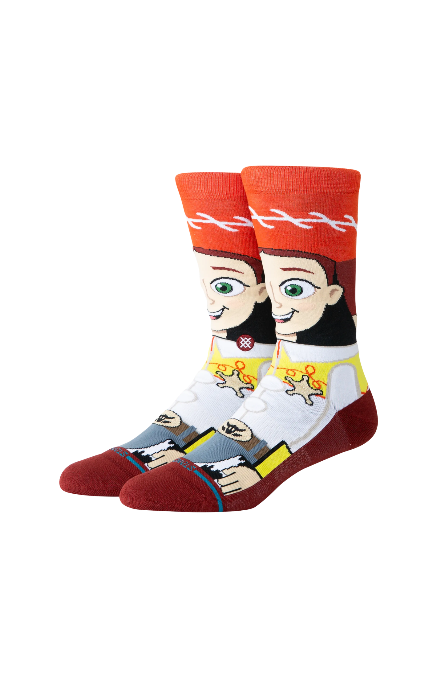 Meias Stance Jessie Crew Vermelho