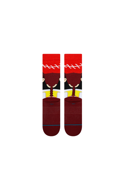 Meias Stance Jessie Crew Vermelho