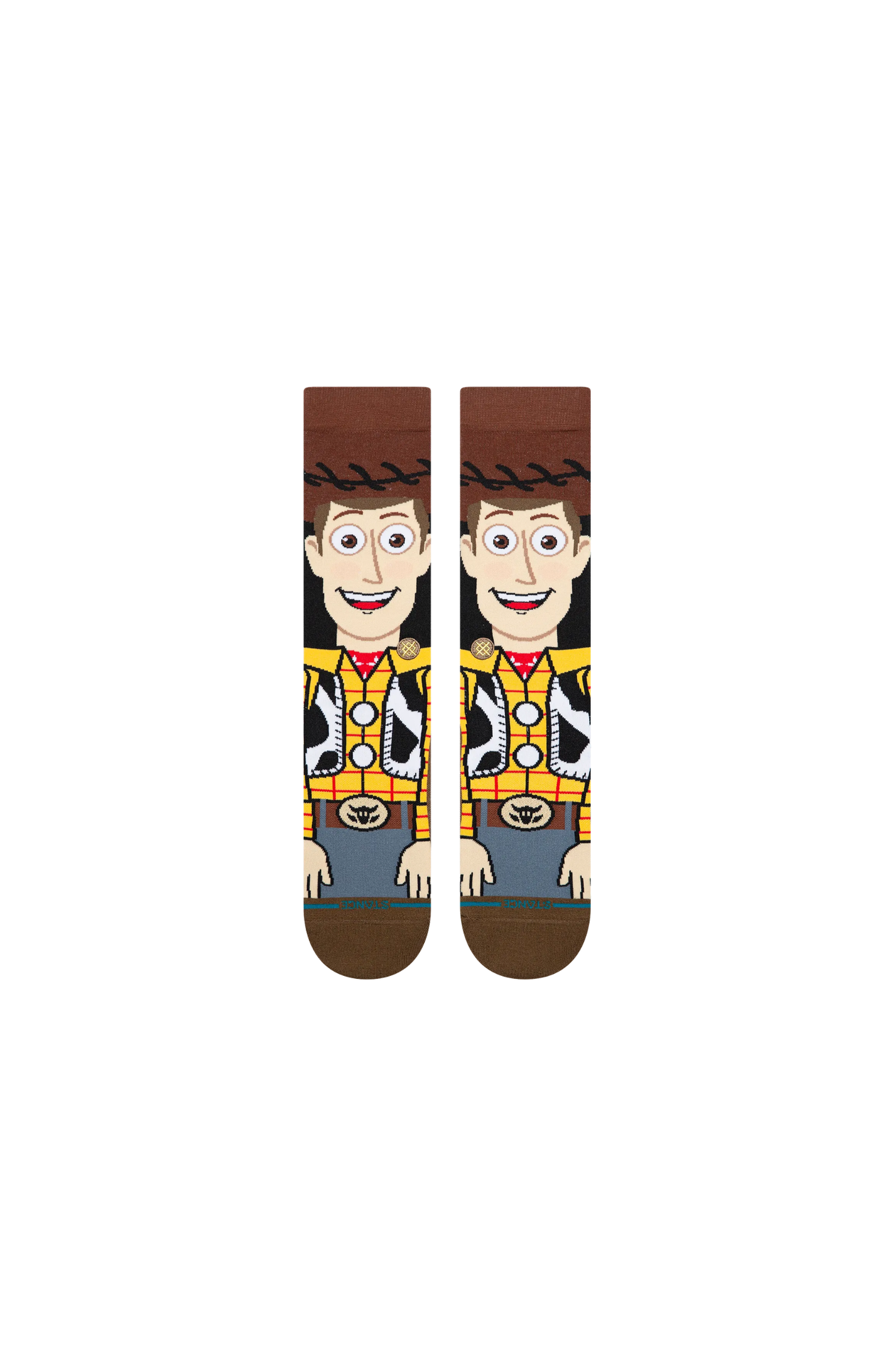 Meias Stance Woody Crew Marrom