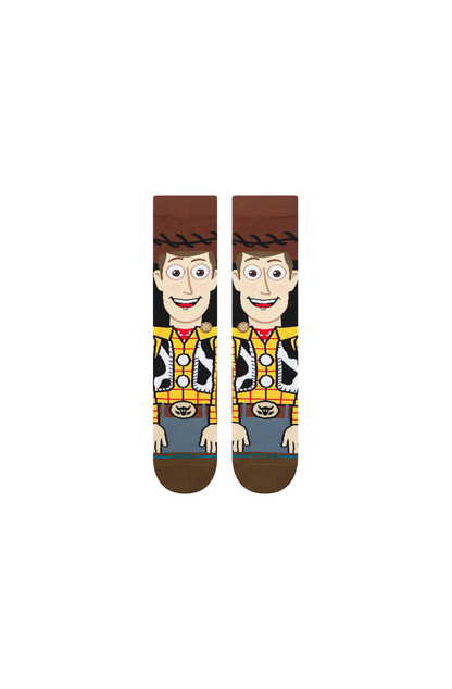 Meias Stance Woody Crew Marrom