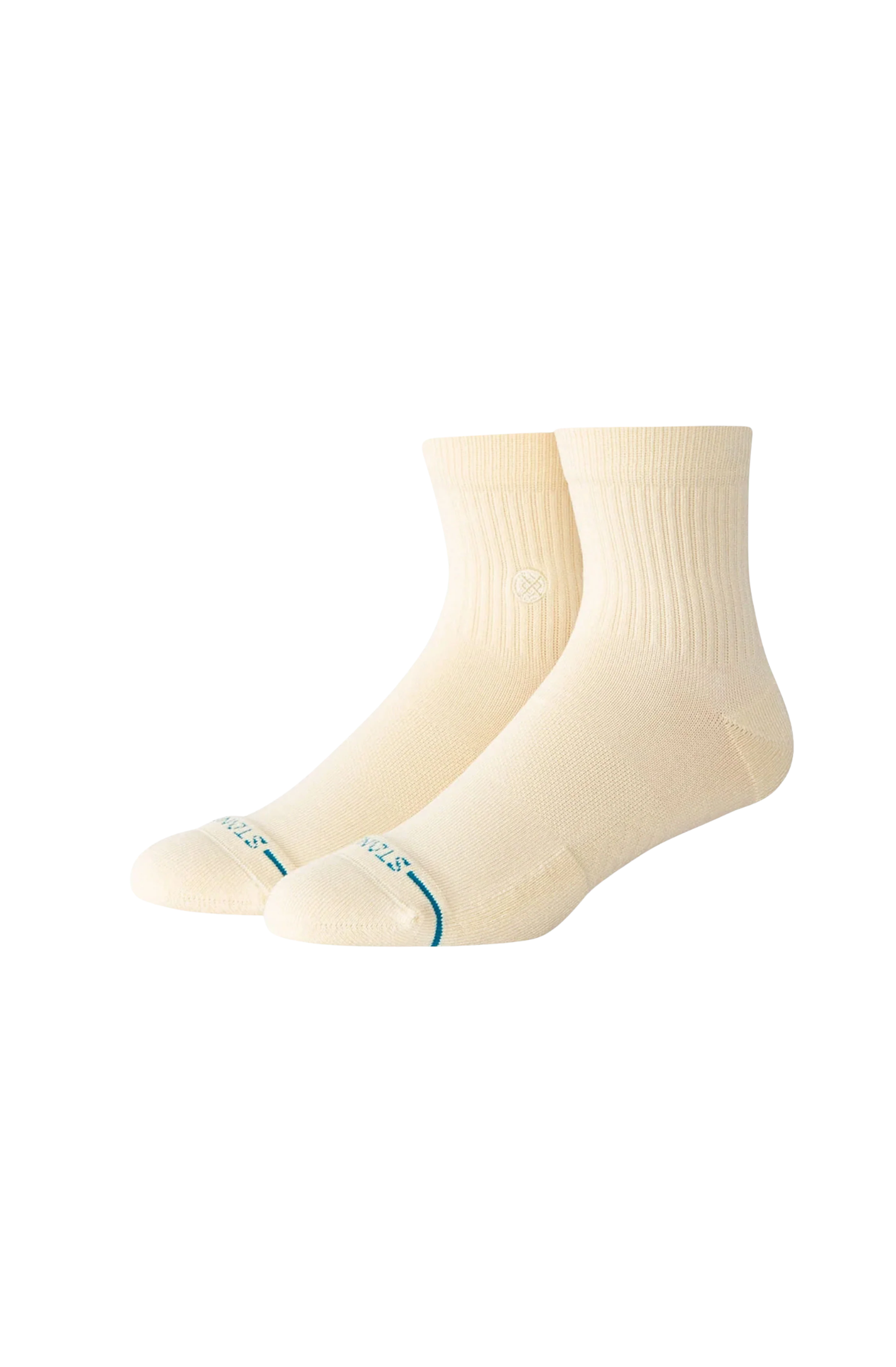 Meia Stance Icon Quarter Bege