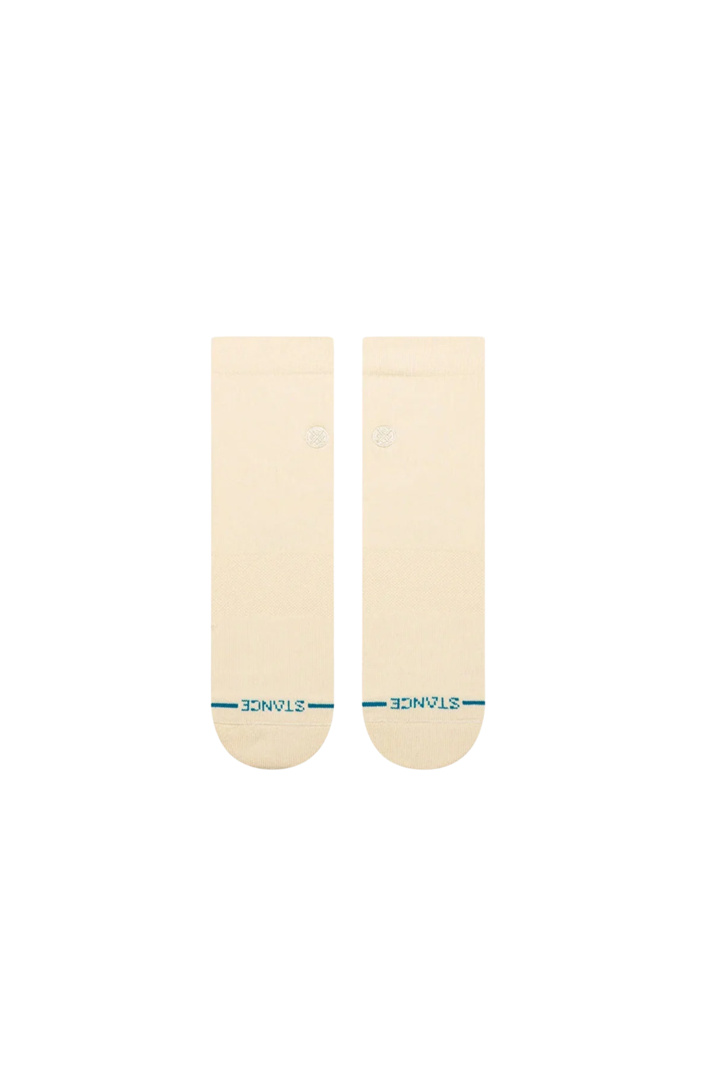 Meia Stance Icon Quarter Bege