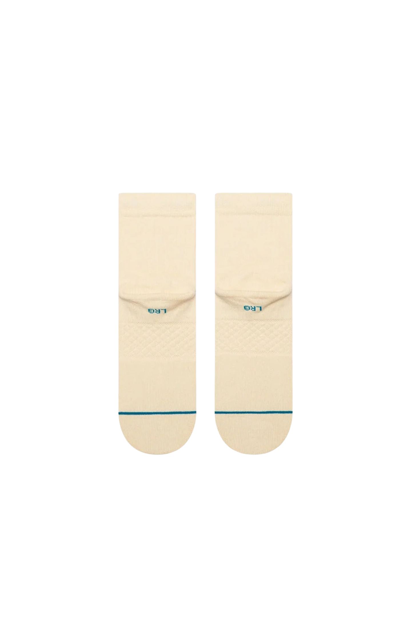 Meia Stance Icon Quarter Bege