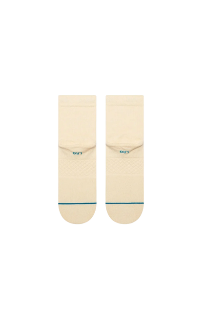 Meia Stance Icon Quarter Bege