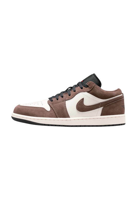 Tênis Nike Air Jordan 1 Low Marrom/Branco 553558-200
