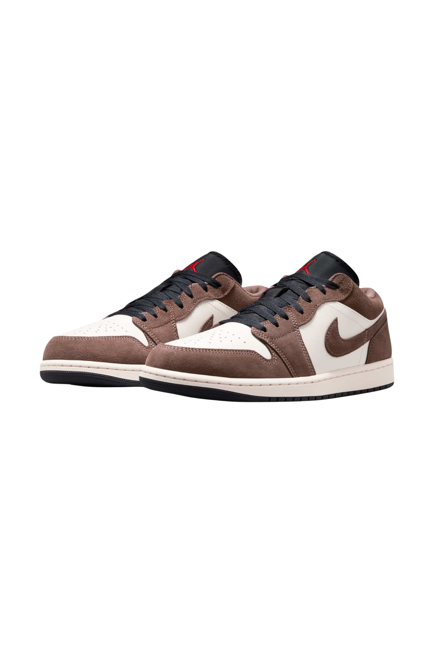 Tênis Nike Air Jordan 1 Low Marrom/Branco 553558-200