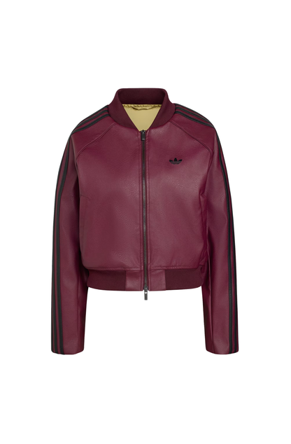 Jaqueta Adidas Pleather SST Bordô/Preto