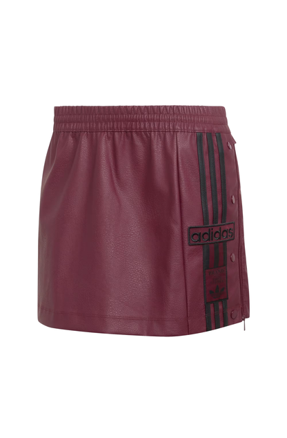 Saia Adidas Pleather Adicolor Adibreak Bôrdo/Preto