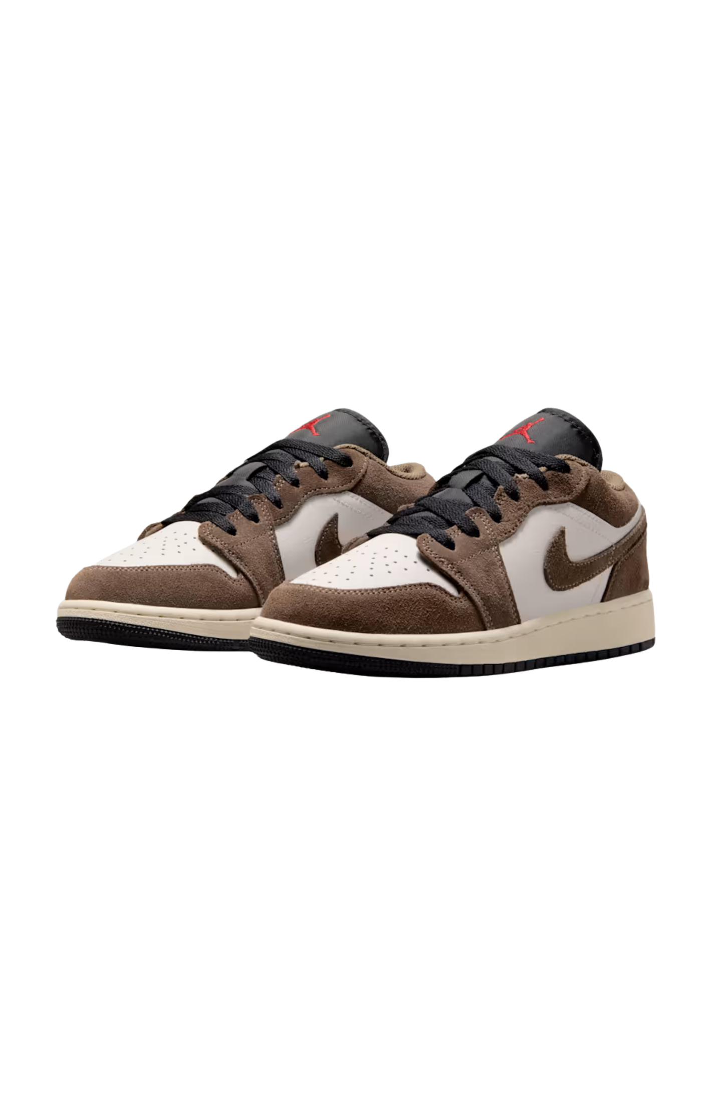 Tênis Nike Air Jordan 1 Low Marrom/Branco 553560-200