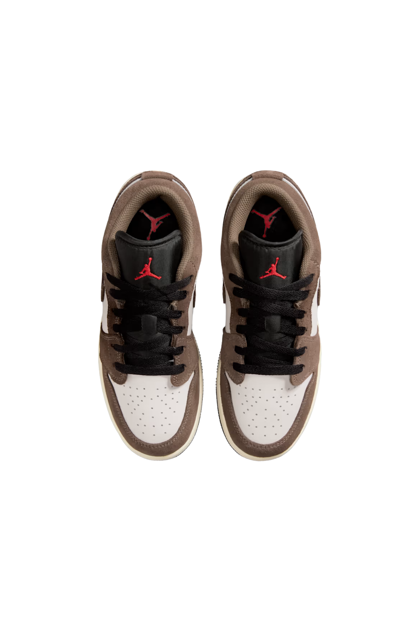 Tênis Nike Air Jordan 1 Low Marrom/Branco 553560-200