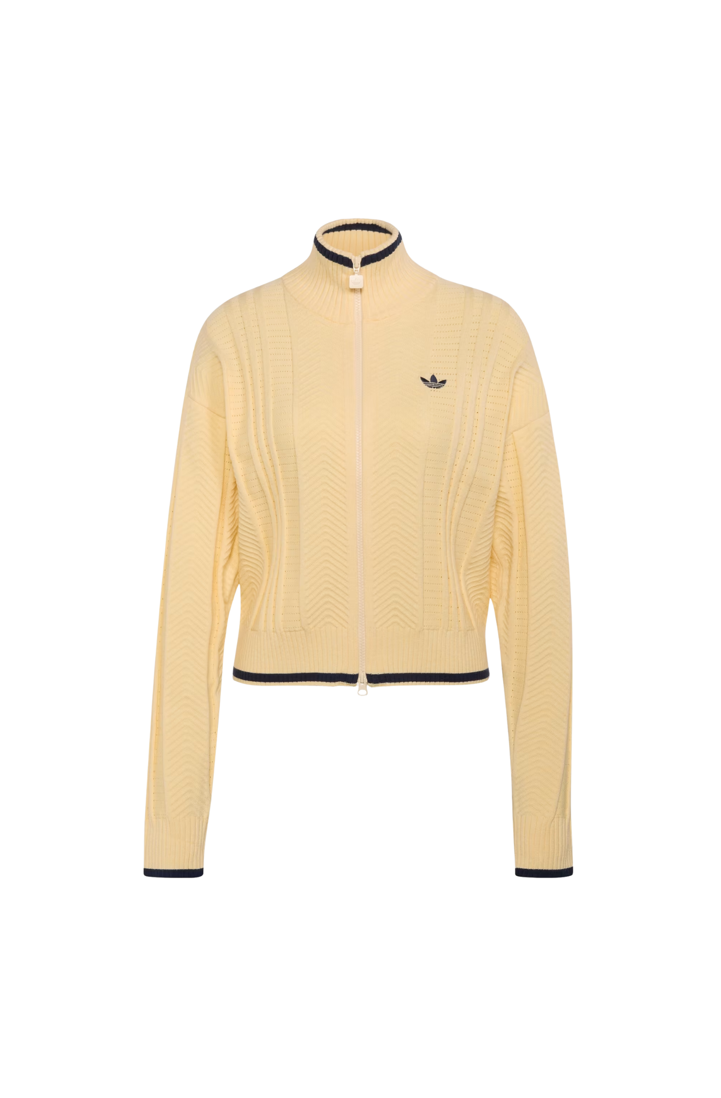 Jaqueta Adidas Cable Knit Bege