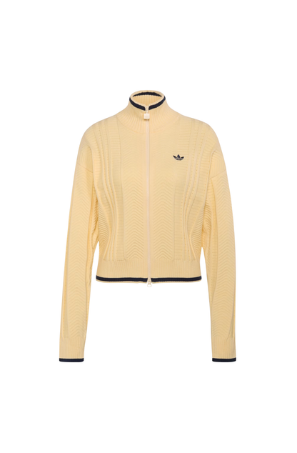 Jaqueta Adidas Cable Knit Bege