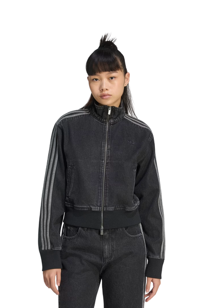 Jaqueta Adidas Jeans Firebird Preto