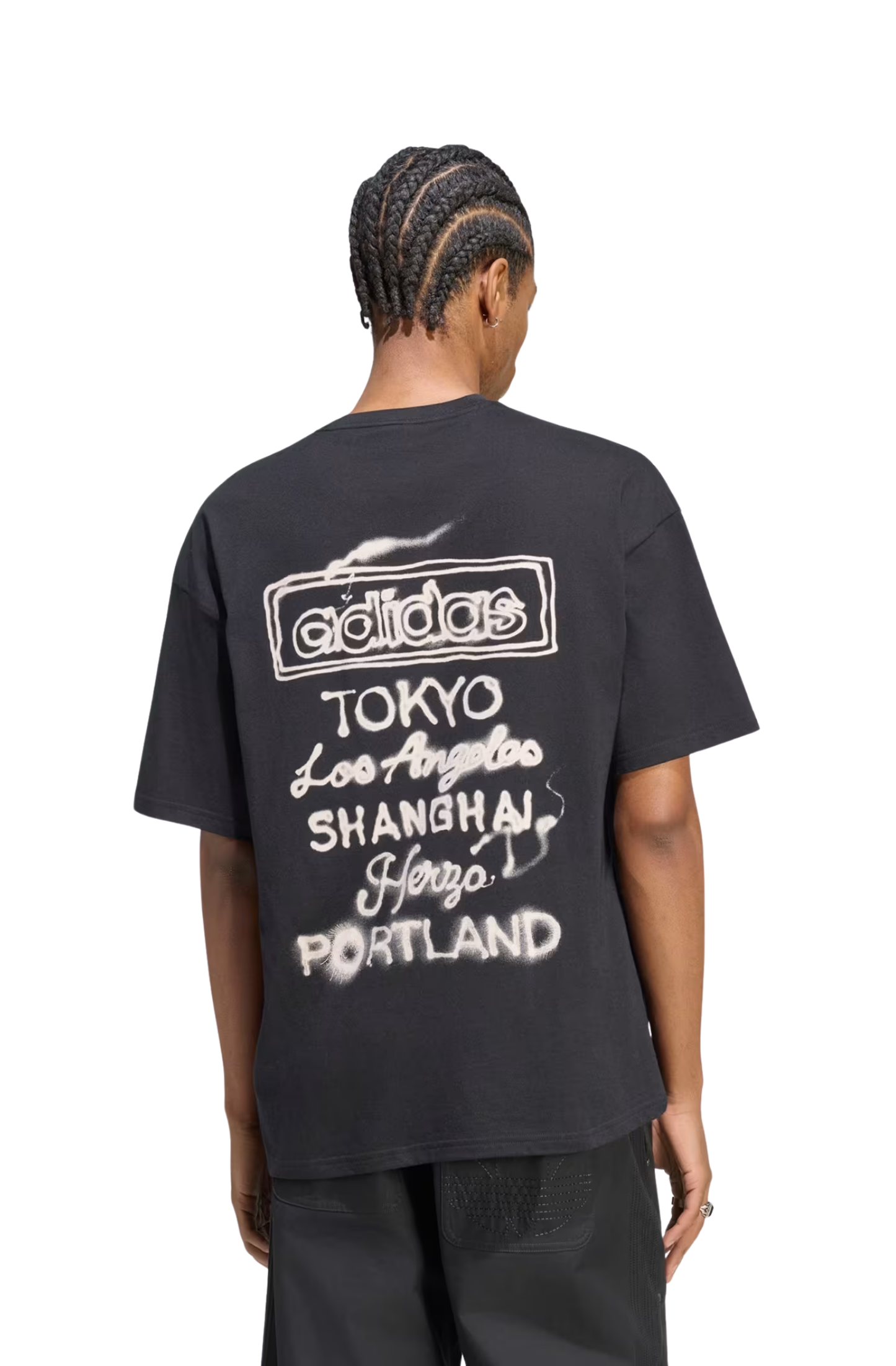 Camiseta Adidas Powder Tongue Preto