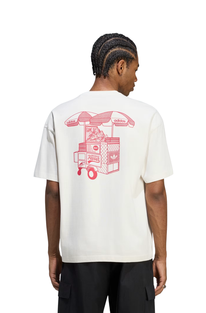 Camiseta Adidas Food Cart Off-White