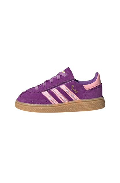 Tênis Adidas Handball Spezial x Disney Princess Comfort Closure Elastic Lace Infantil Roxo/Rosa KK4760