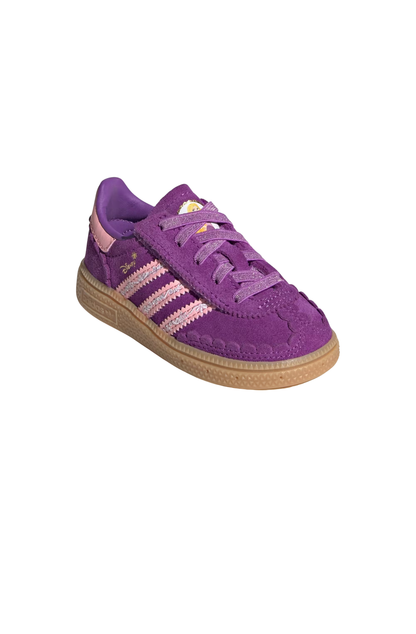Tênis Adidas Handball Spezial x Disney Princess Comfort Closure Elastic Lace Infantil Roxo/Rosa KK4760