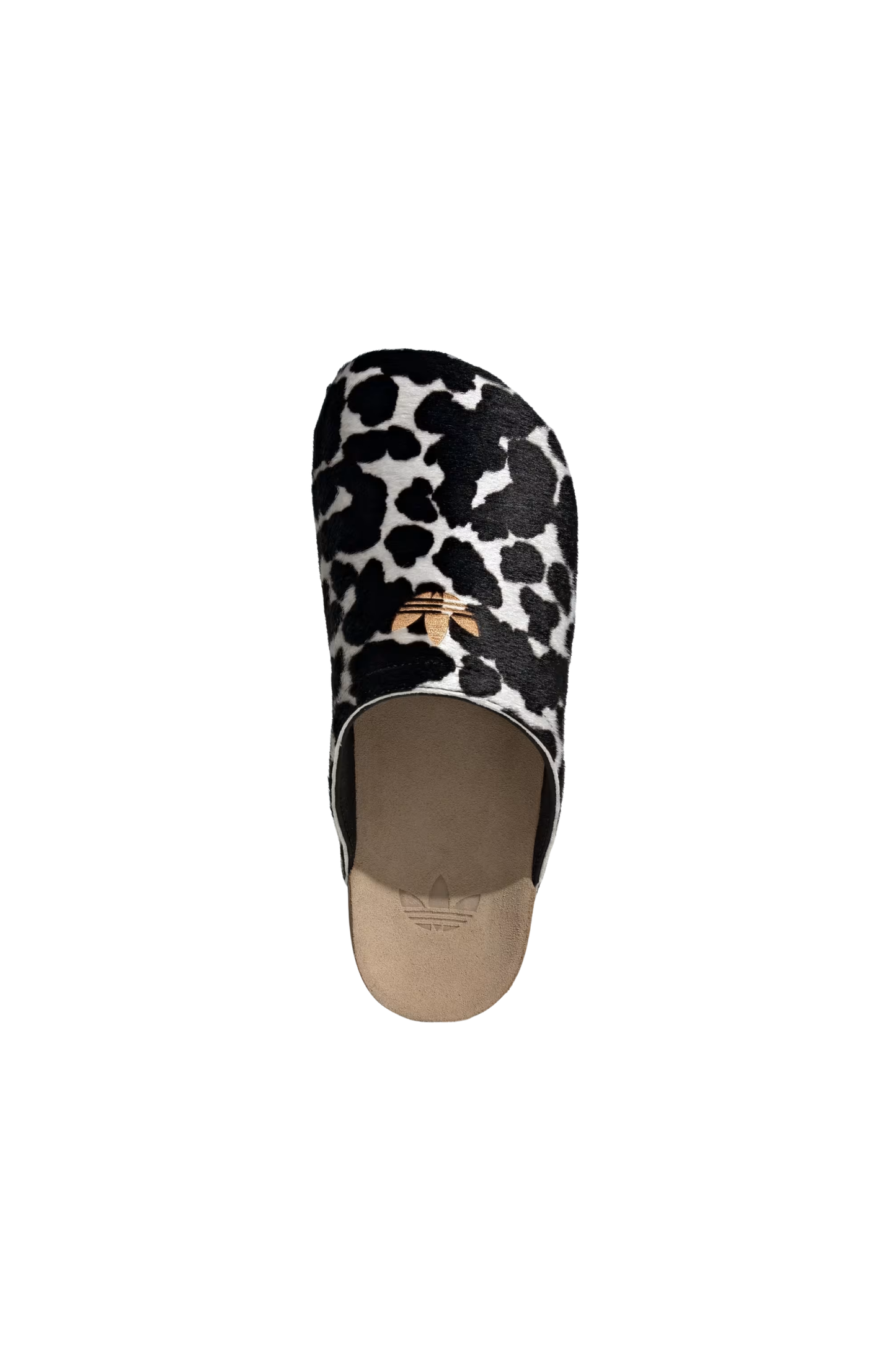 Chinelo Adidas Adimule Cow Print Preto/Branco KI0407