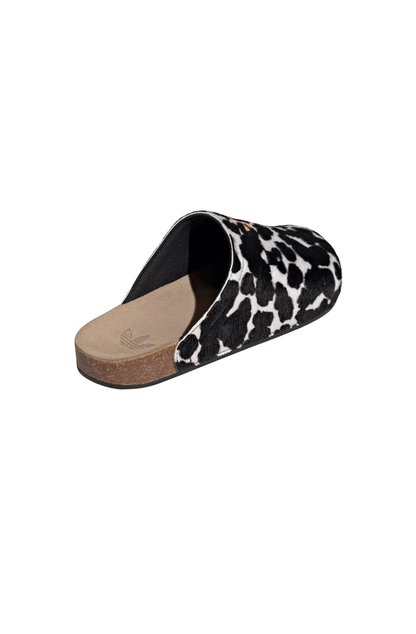 Chinelo Adidas Adimule Cow Print Preto/Branco KI0407