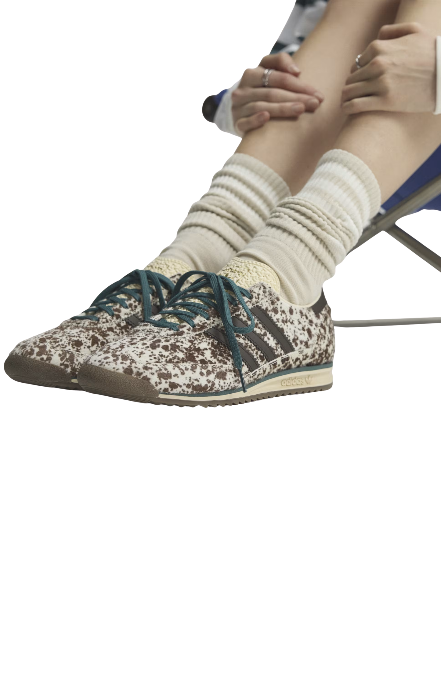 Tênis Adidas SL 72 OG Pony Hair Off-White/Marrom KJ2287