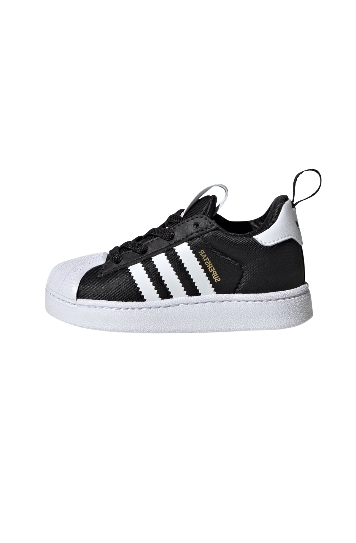 Tênis Adidas Superstar Quickon Infantil Preto/Branco KK2177