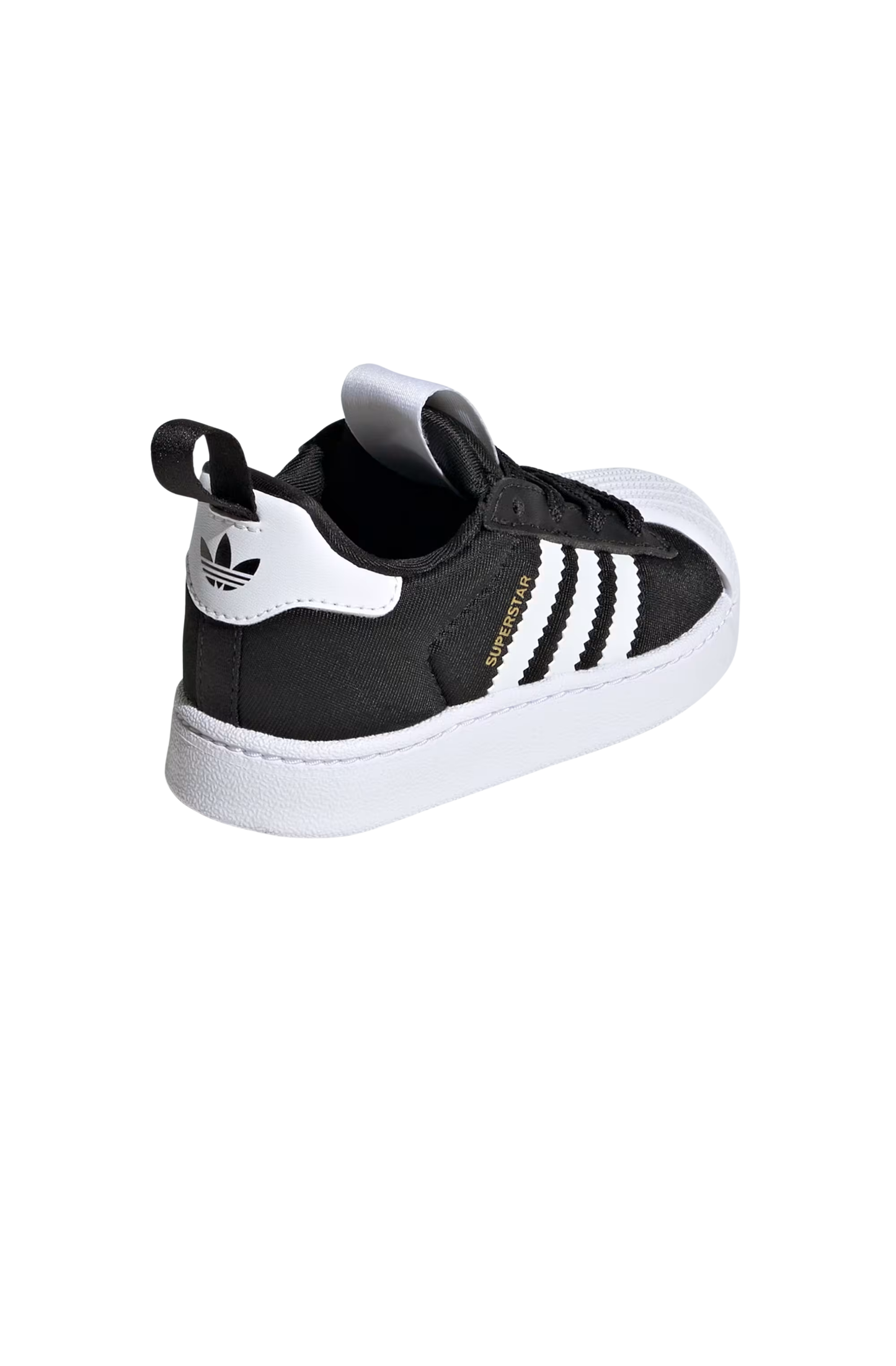 Tênis Adidas Superstar Quickon Infantil Preto/Branco KK2177