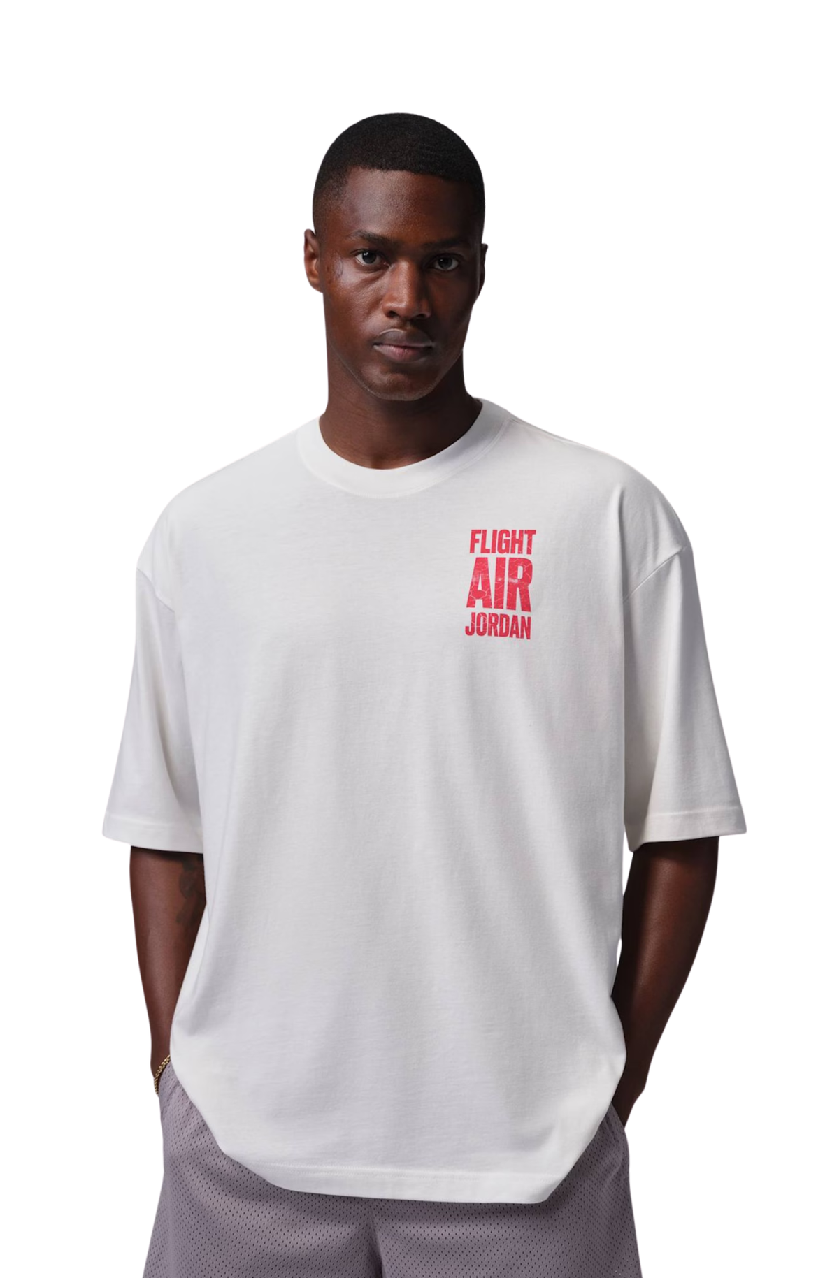 Camiseta Jordan Flight Graphic Basketball 96 Branco