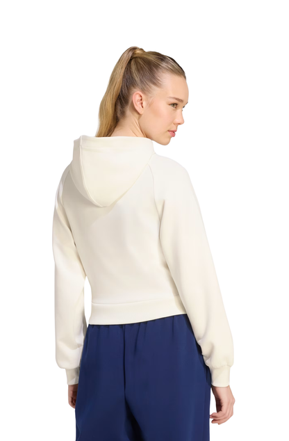 Moletom Adidas Soft Lux Hoodie Off-White