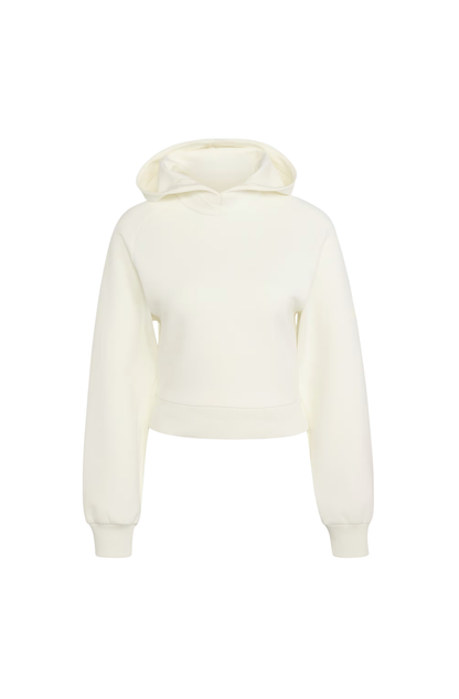 Moletom Adidas Soft Lux Hoodie Off-White