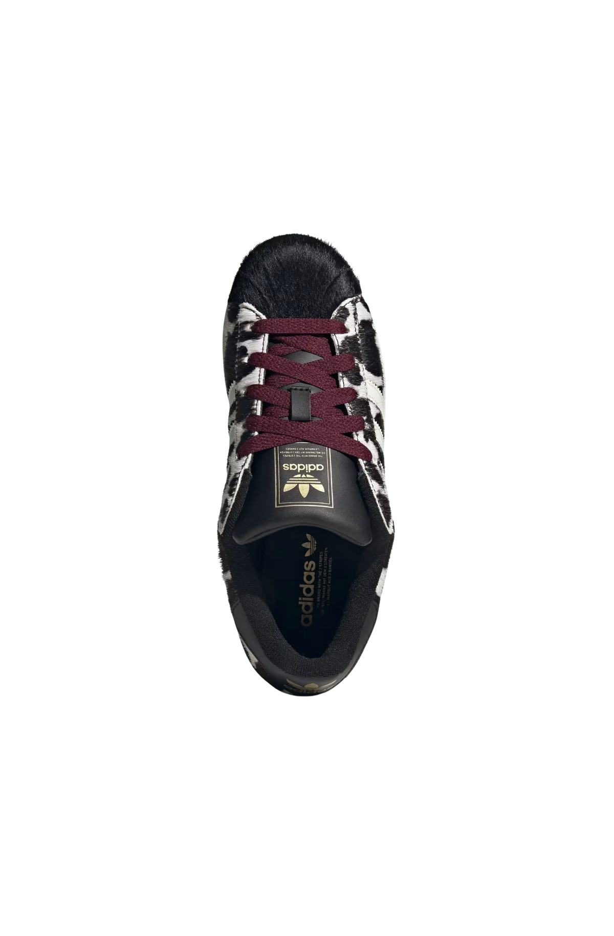 Tênis Adidas Superstar 2 Cow Print Preto/Branco KJ4647