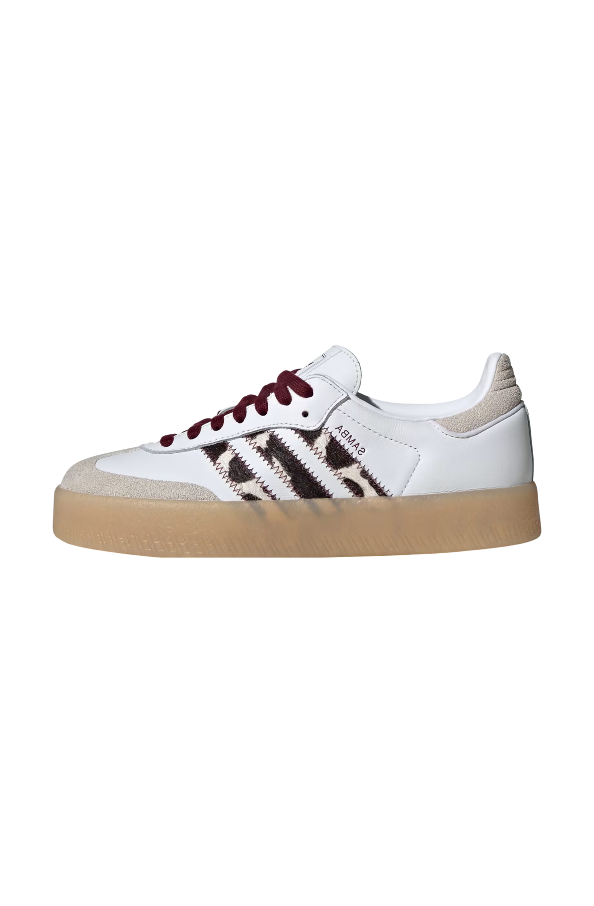 Tênis Adidas Sambae Branco/Bordo KI2153