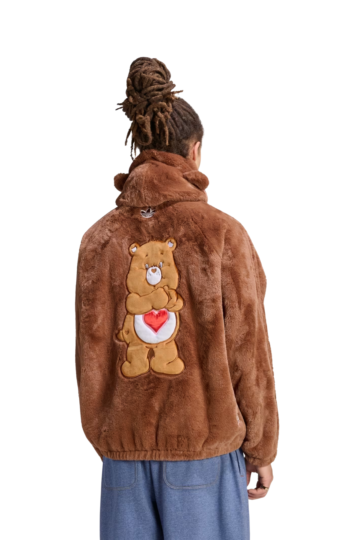 Jaqueta Adidas Care Bears Fur Marrom