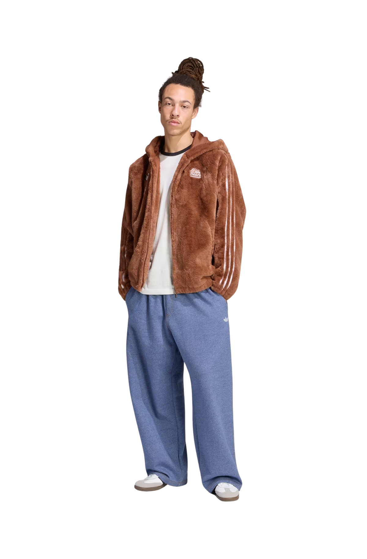 Jaqueta Adidas Care Bears Fur Marrom