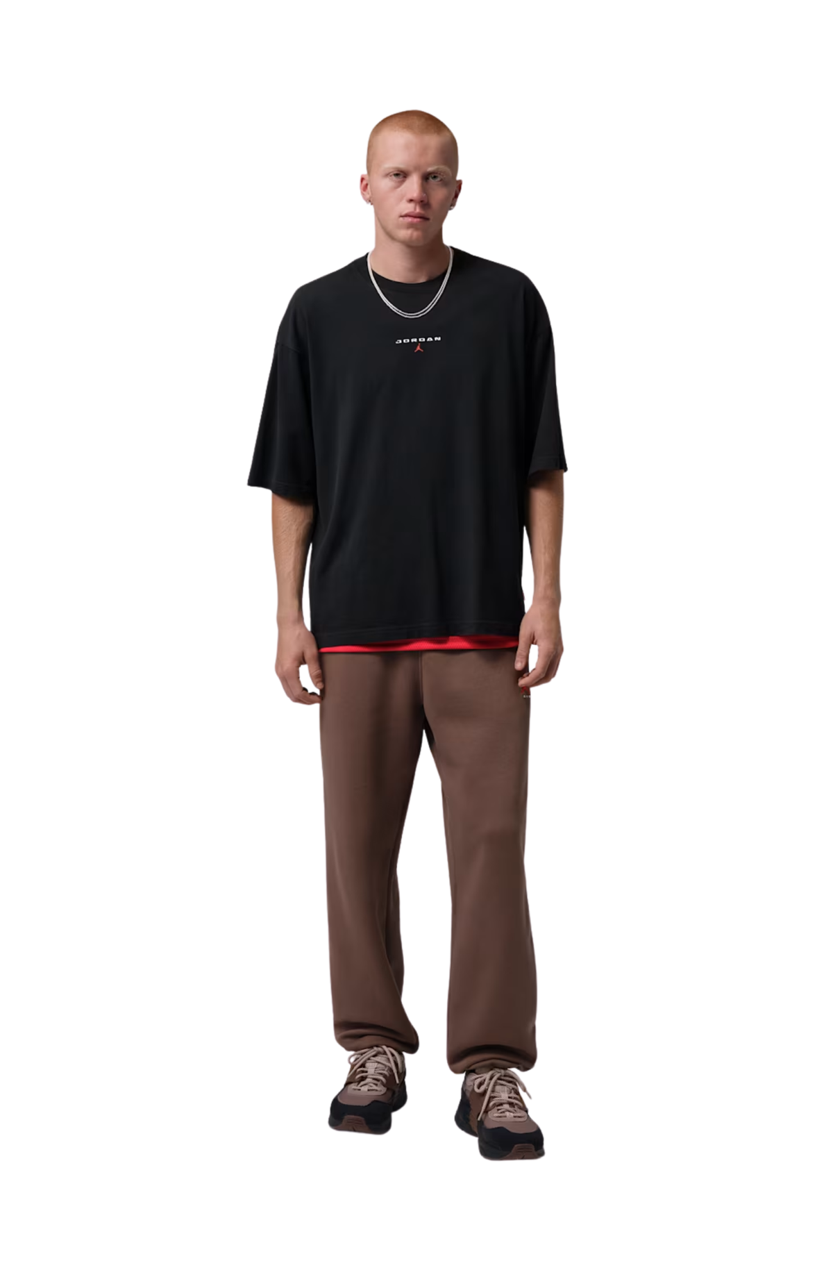 Camiseta Jordan Flight Essentials Oversized Patch Preto