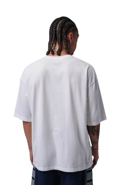 Camiseta Jordan Flight Essentials Oversized Patch Branco