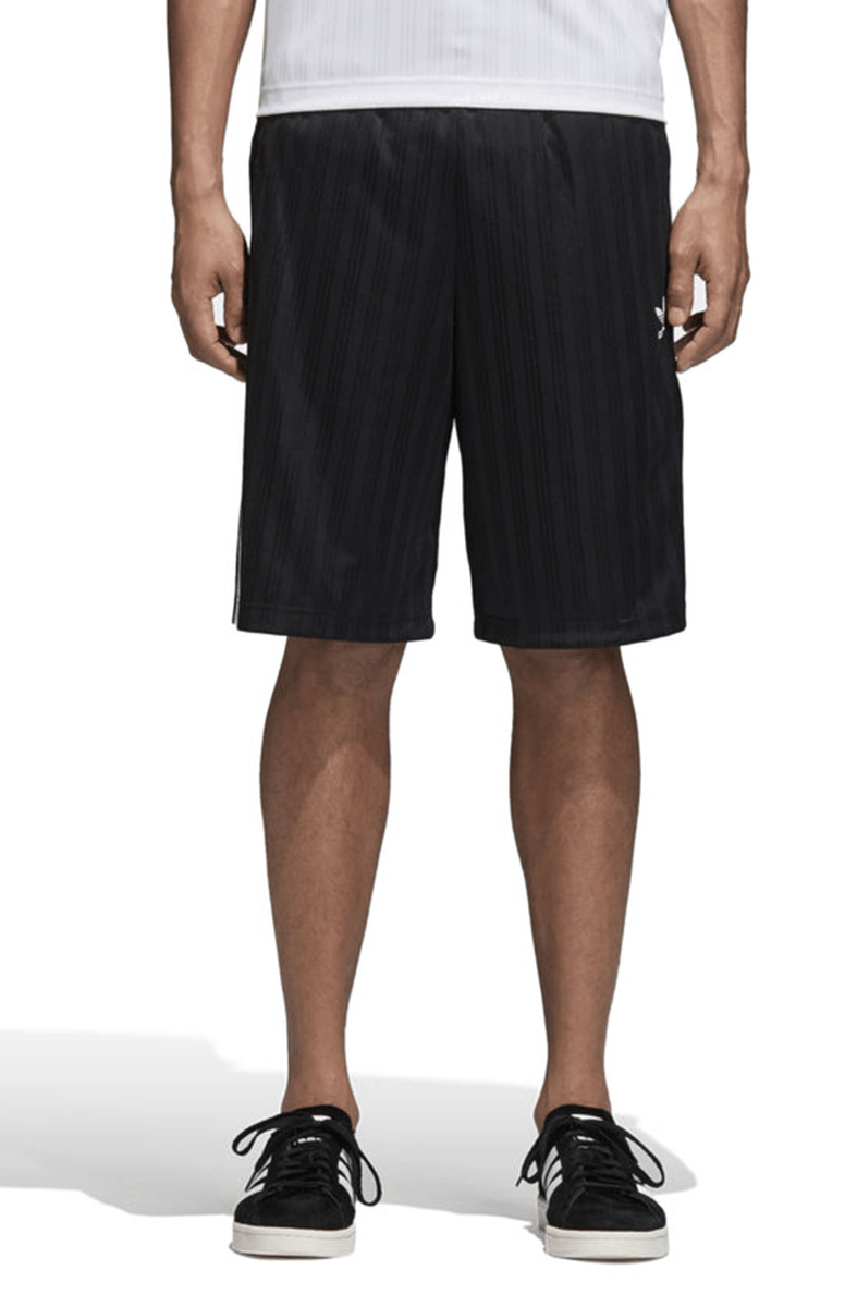 Bermuda Adidas 3 Stripes Football Preto - NewSkull