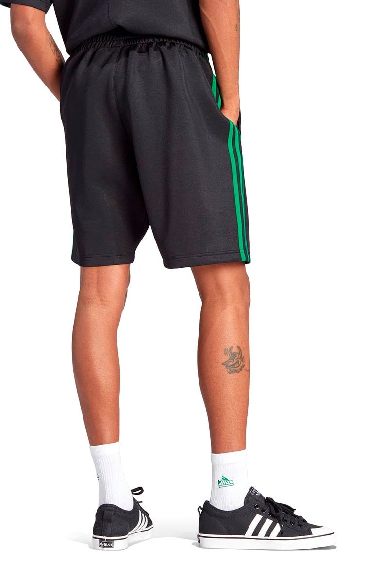 Bermuda Adidas Adicolor Classics+ Preto/Verde - NewSkull