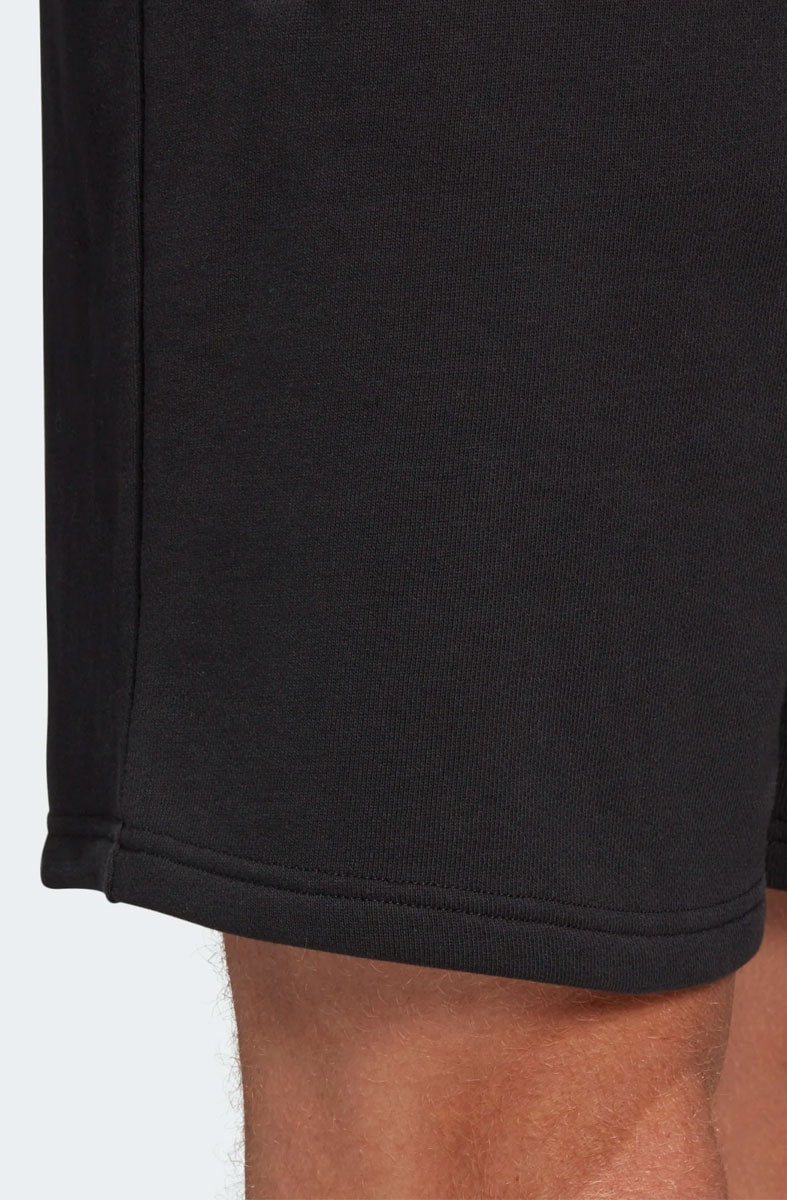 Bermuda Adidas Moletom Trefoil Essentials Preto/Branco - NewSkull