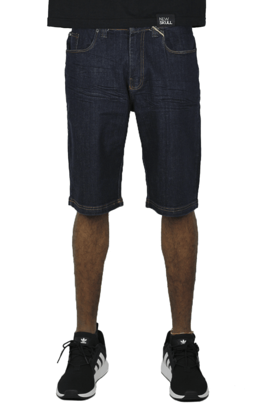 Bermuda Blunt Jeans Slim Azul - NewSkull