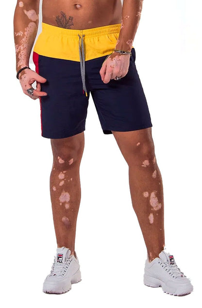 Bermuda Fila Acqua Flag Azul/Amarela - NewSkull