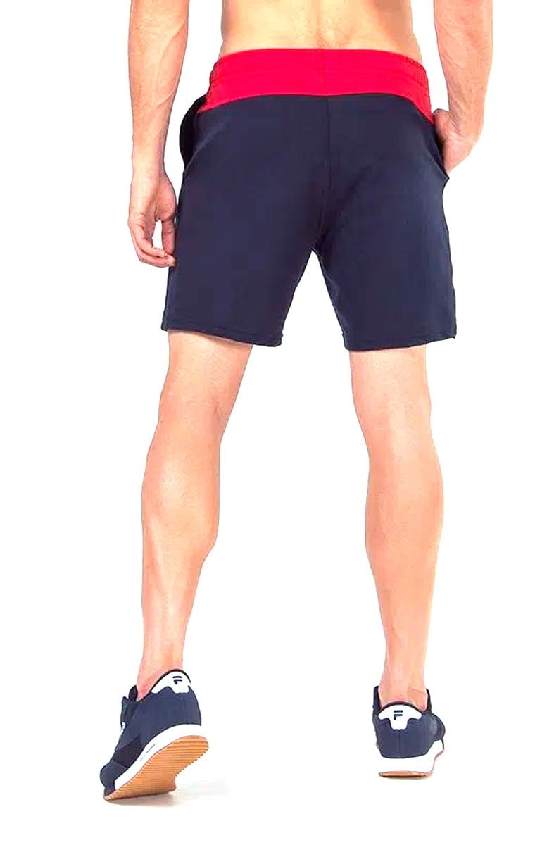 Bermuda Fila Comfort Colors Azul/Vermelha - NewSkull