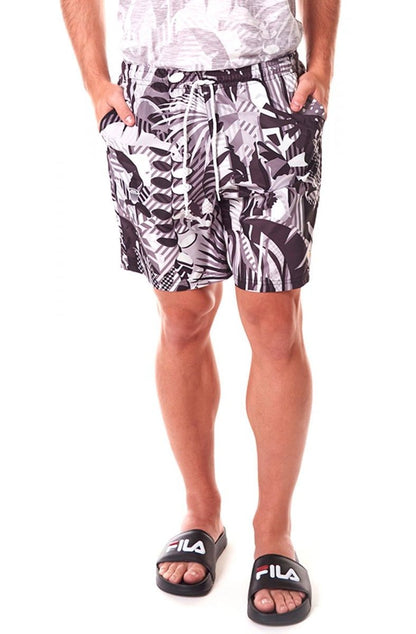 Bermuda Fila Summer Feels Branca/Cinza - NewSkull